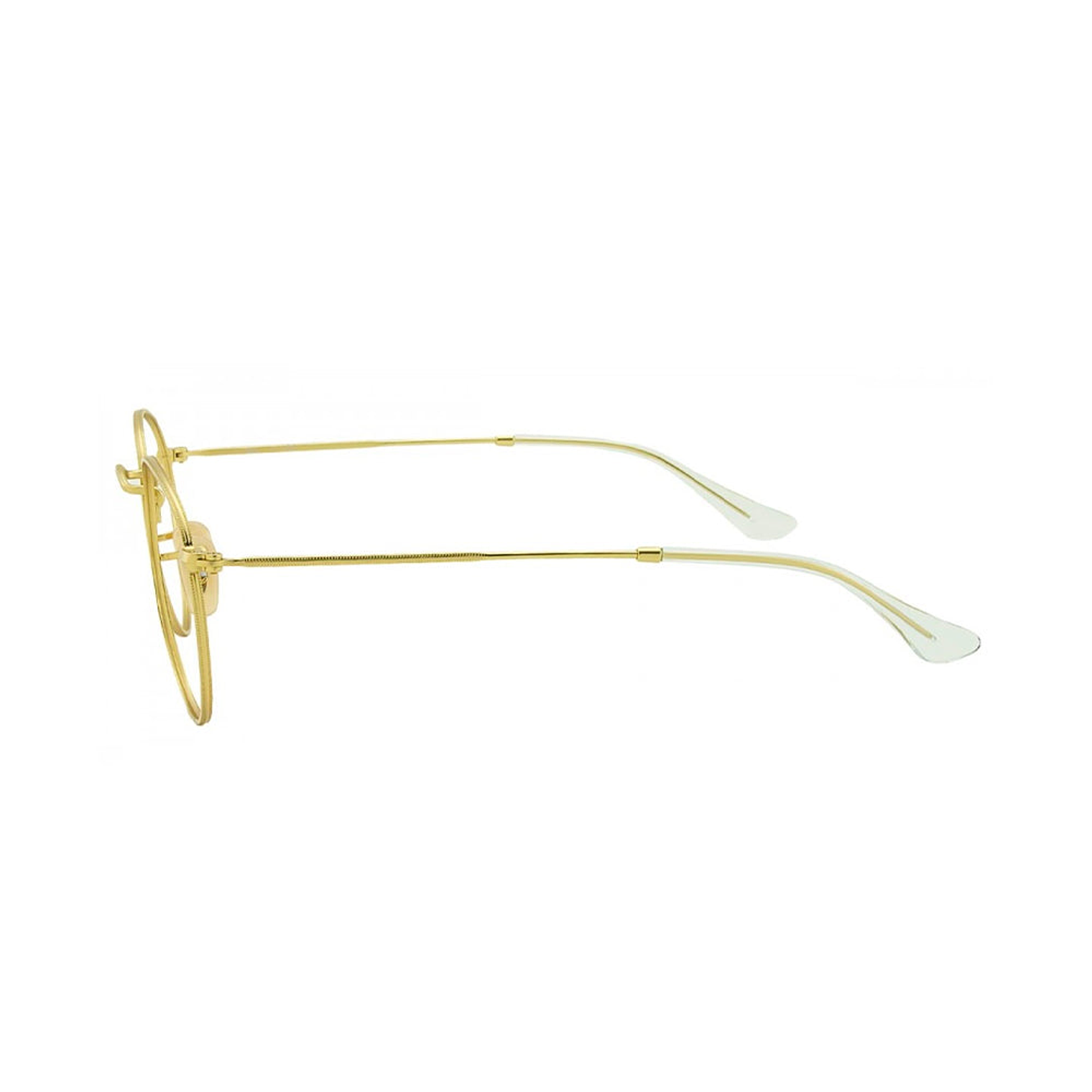 Montura de Lentes de Medida Ray Ban Round Metal RB3447V2730 Color Dorado Talla 47mm 2