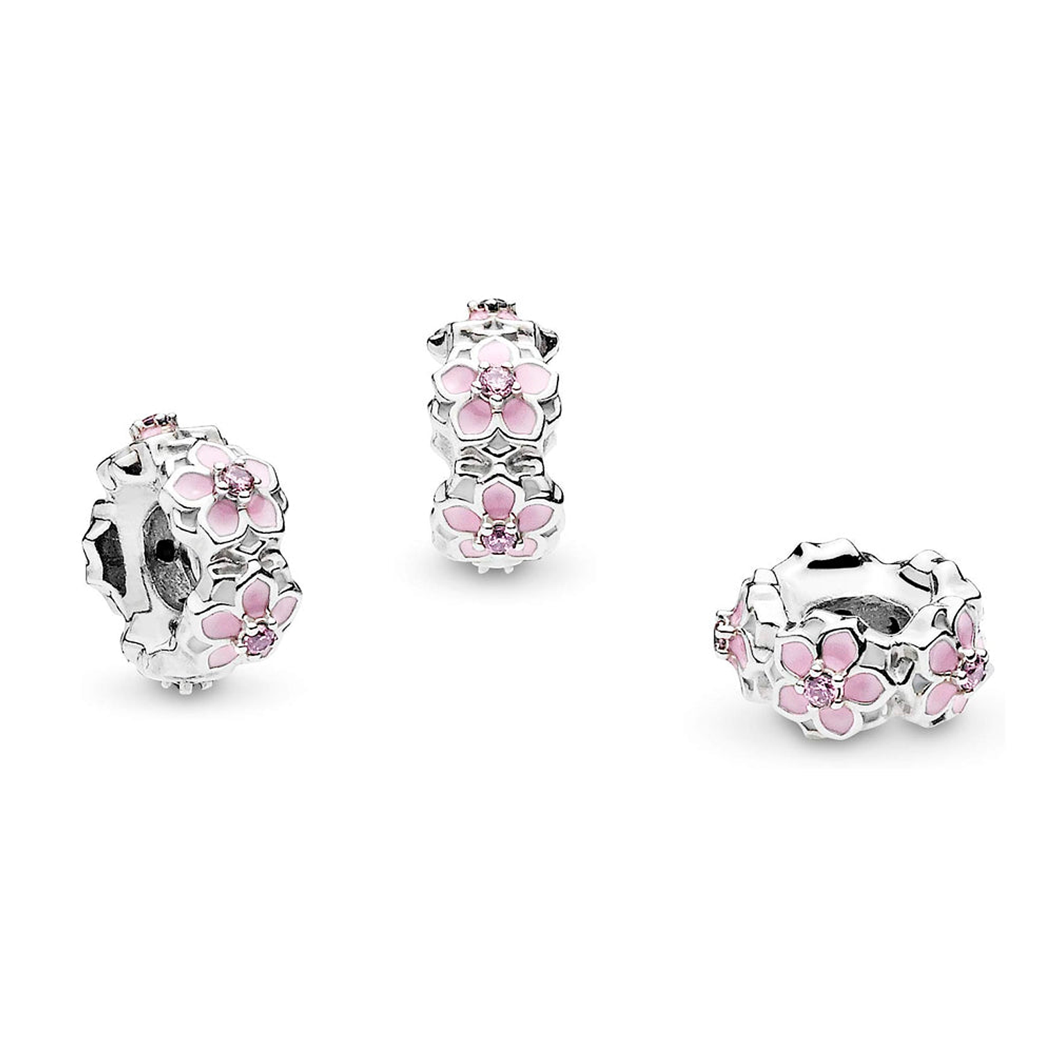 Clip Pandora Original para Mujer 792088PCZ Espaciadores de Abalorios Mujer Plata 4