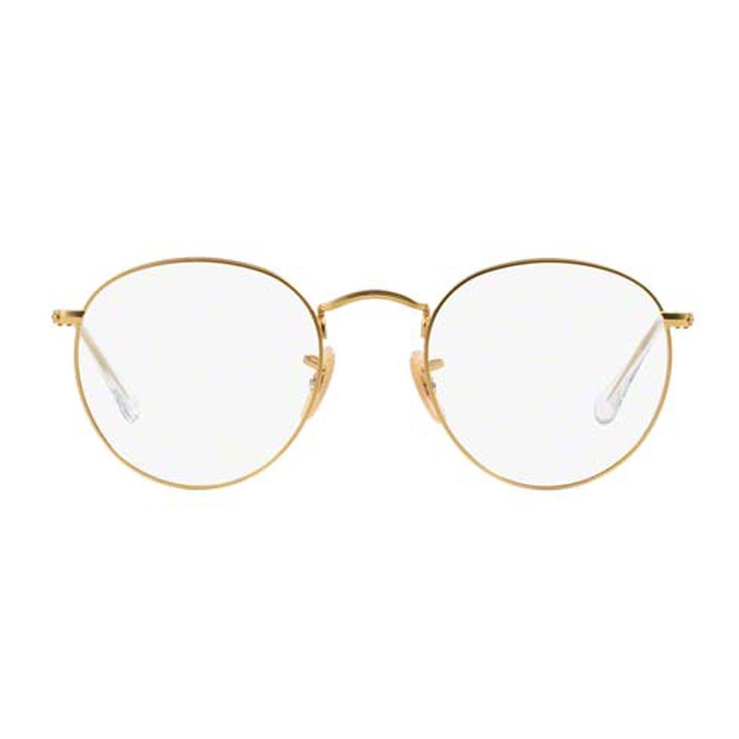 Montura de Lentes de Medida Ray Ban Round Metal RB3447V2730 Color Dorado Talla 47mm 3