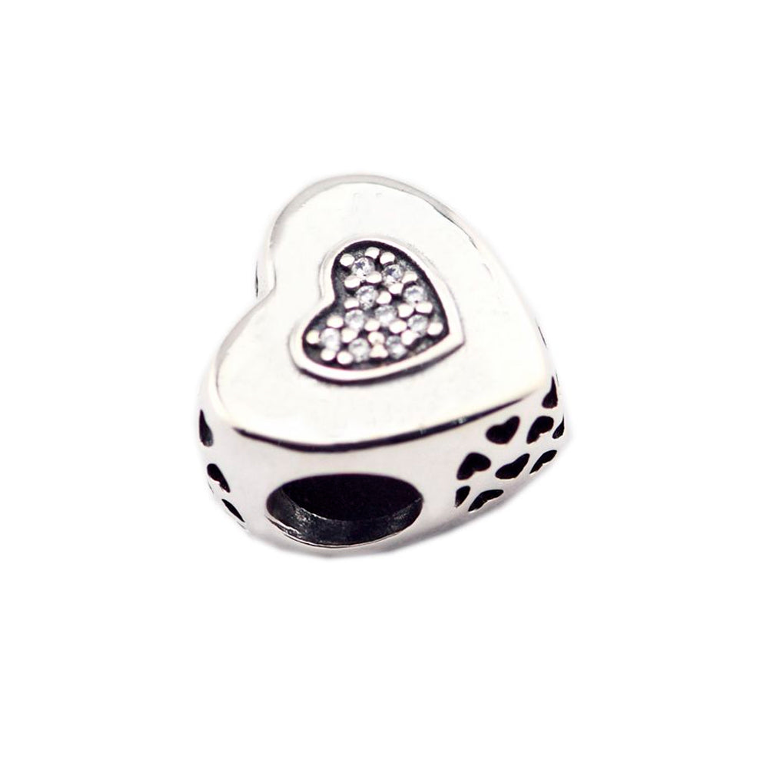 Charm Pandora Original para Mujer 797375CZ Genuine Pandora Original para Mujer Signature Heart s925 2