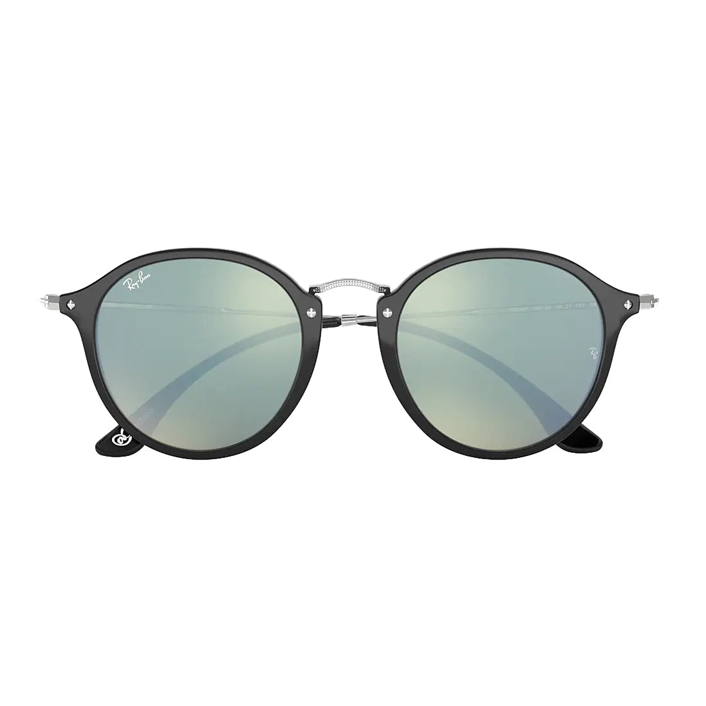 Lentes de Sol Ray Ban Round Icons RB2447 901/30 Color Gris Espejado Talla 49mm 3