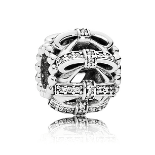 Charm Dije Pandora Original para Mujer 791779CZ Ale-Shimmering Sentimentos Openwork 925