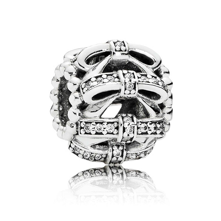 Charm Dije Pandora Original para Mujer 791779CZ Ale-Shimmering Sentimentos Openwork 925 1