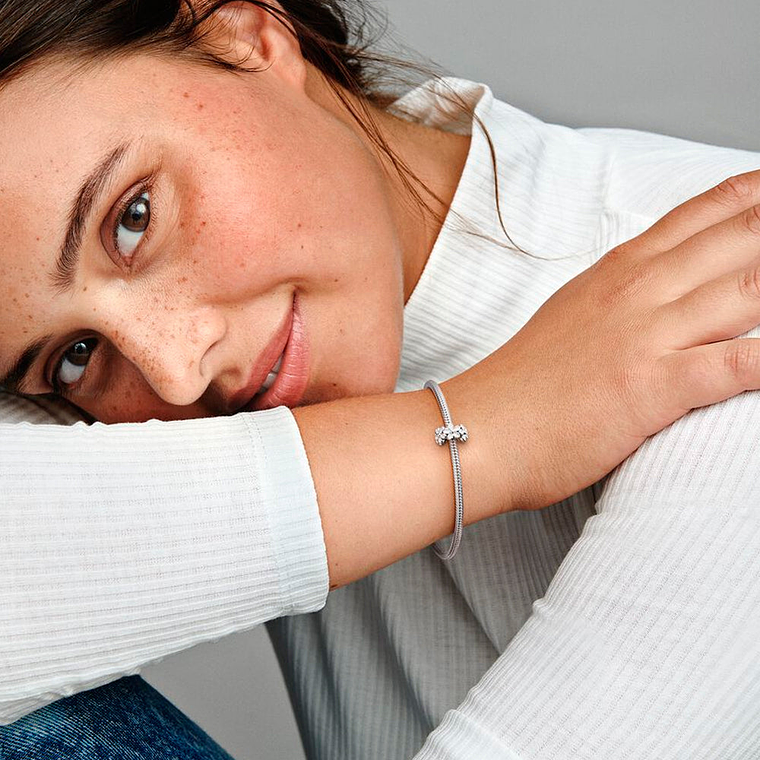 Clip Pandora Original para Mujer 791495EN12 Separador Queridas Margaritas 5