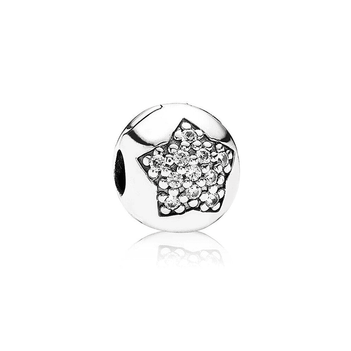 Clip Pandora Original para Mujer 791056CZ You are a Star s925 1