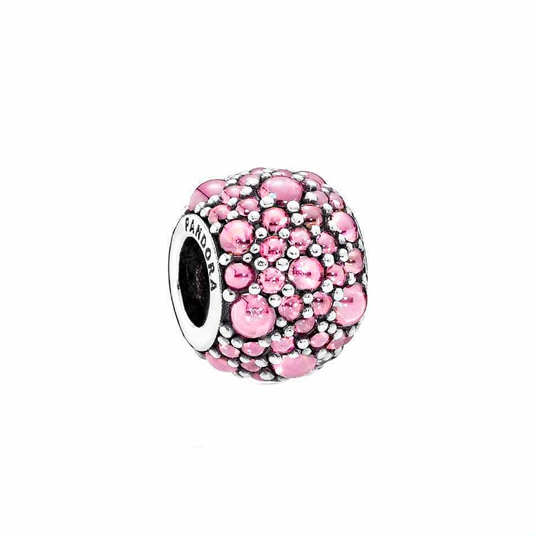 Charm Dije Pandora Original para Mujer 791755PCZ Gotas de Color Rosa Brillante Plata s925 1
