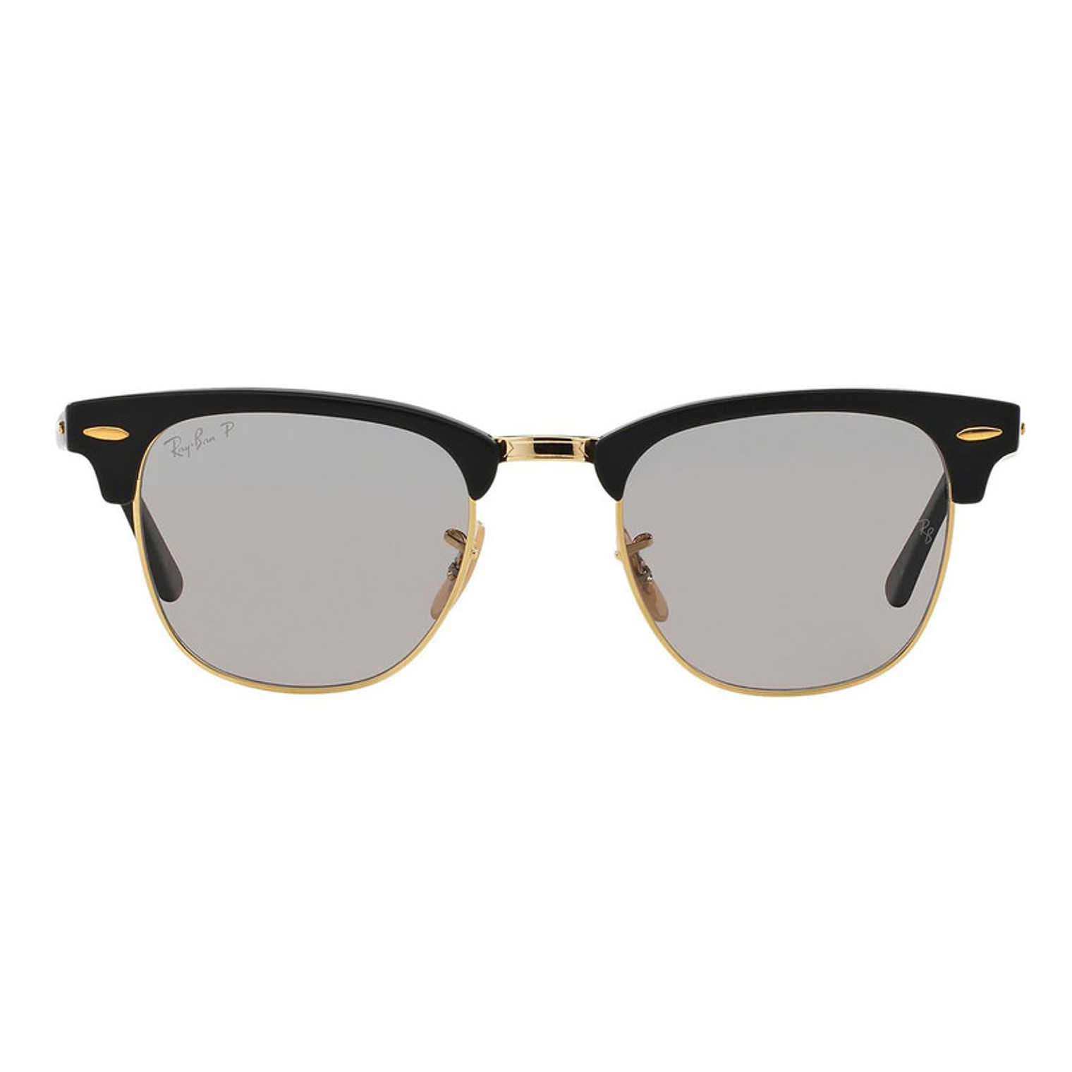 Lentes de Sol Ray Ban Clubmaster Polarizados RB3016 901SP2 Color Negro Talla 51mm 3