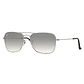 Lentes de Sol Ray Ban Caravan RB3136 003/32 Color Plateado Talla 58mm - Miniatura 1