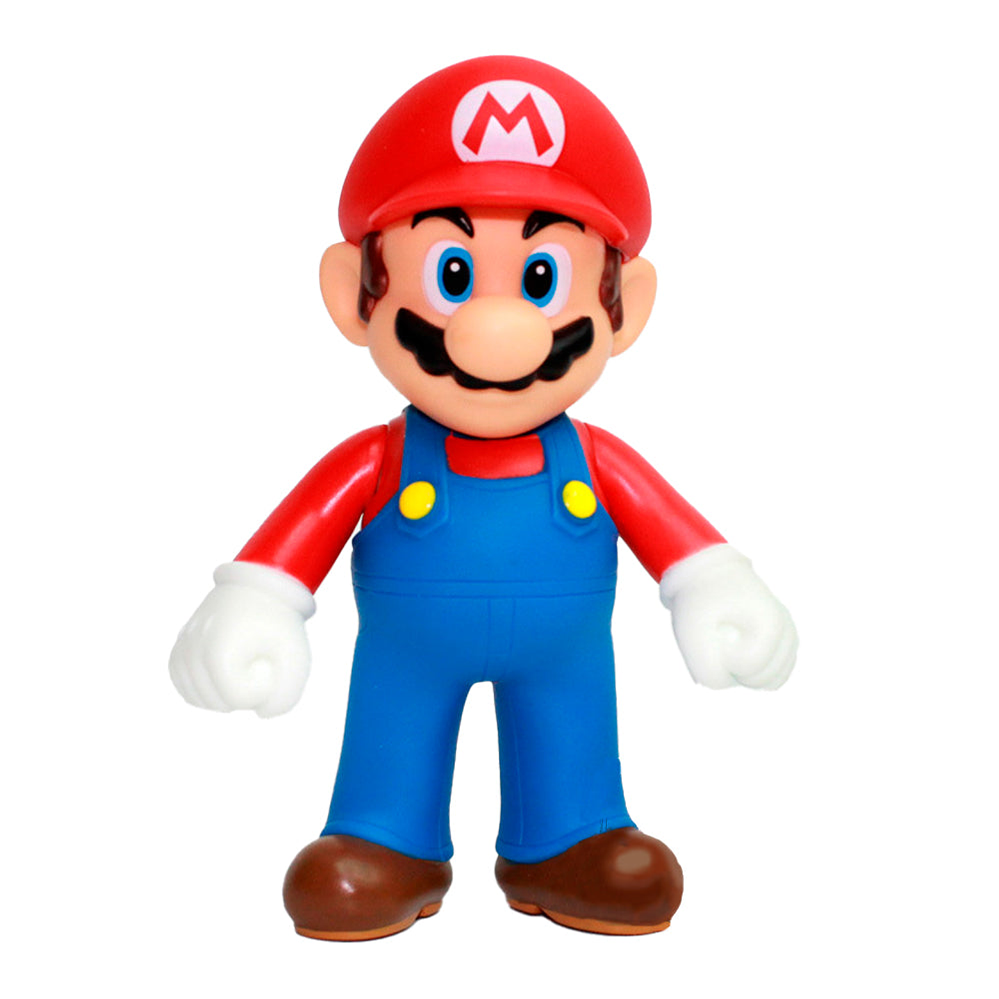 Muñeco Juguete Super Mario Bros - Mario Clasico Rojo y Azul 12cm 1