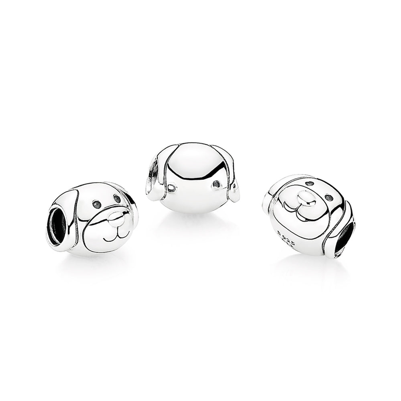 Charm Dije Pandora Original para Mujer 791707 Cachorro Reluciente Plata 925 2