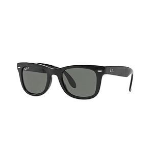 Lentes de Sol Ray Ban Polarizado Wayfarer Fold RB4105 601/58 Color Negro Talla 50mm