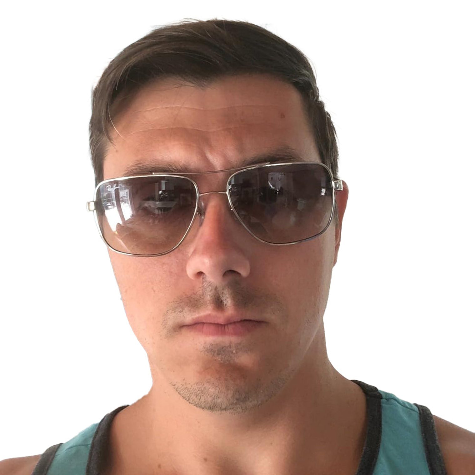 Lentes de Sol Ray Ban Highstreet RB3483 004/71 Color Plateado Talla 60mm 6