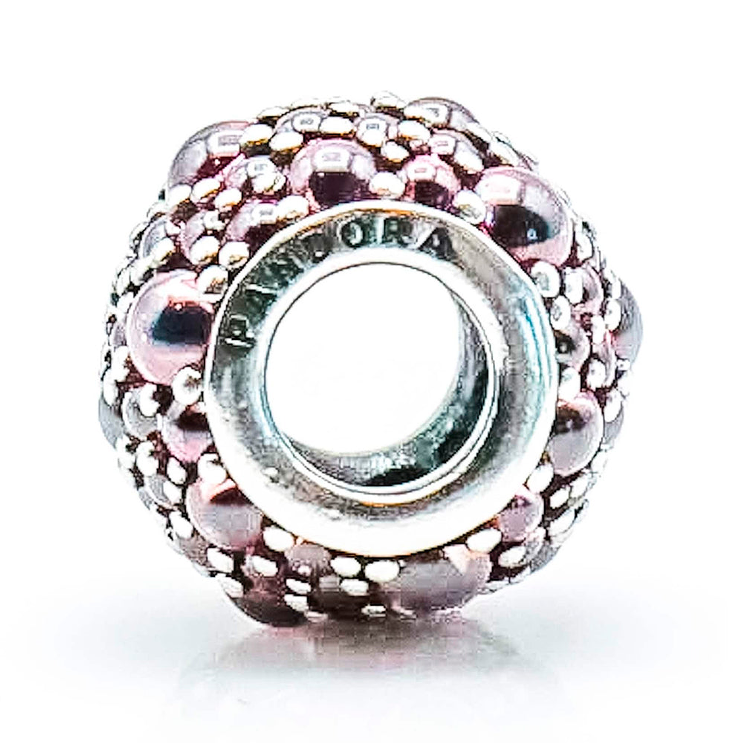 Charm Dije Pandora Original para Mujer 791755PCZ Gotas de Color Rosa Brillante Plata s925 2