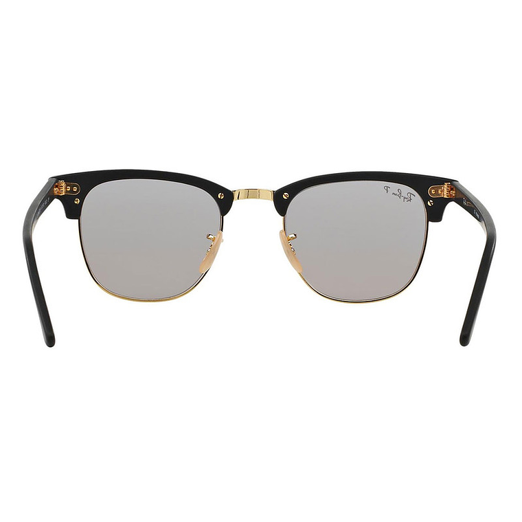 Lentes de Sol Ray Ban Clubmaster Polarizados RB3016 901SP2 Color Negro Talla 51mm 4