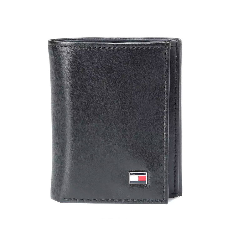 Billetera Tommy Hilfiger 31TL11X018 Original en Cuero Negro para Hombre 1