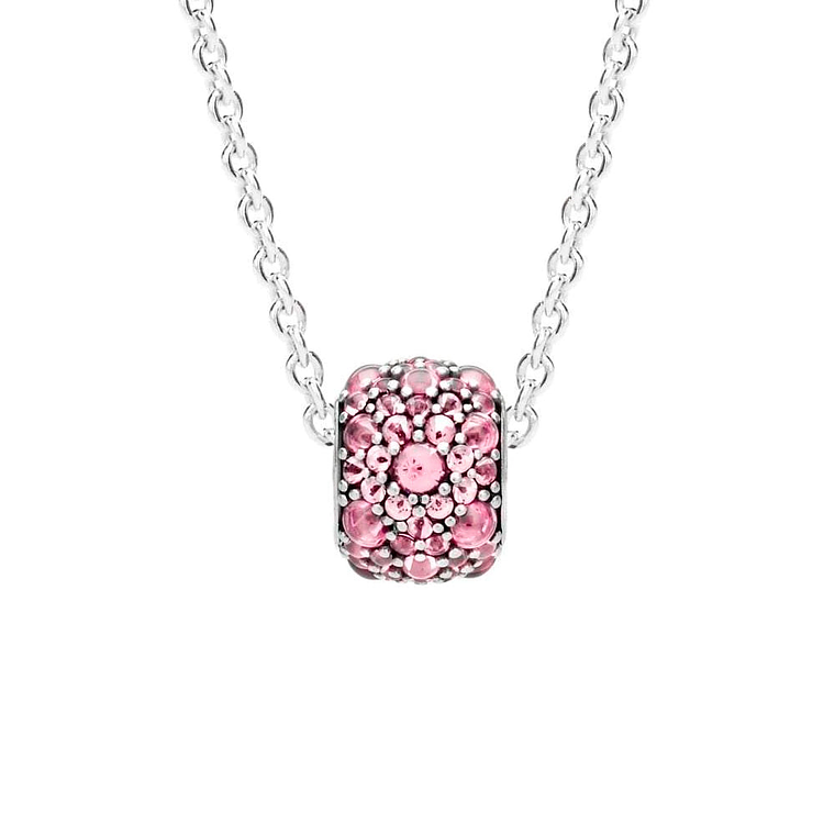 Charm Dije Pandora Original para Mujer 791755PCZ Gotas de Color Rosa Brillante Plata s925 4