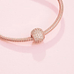 Charm Dije Pandora Original para Mujer 781051CZ Pink Pave Ball Oro Rosa 14k - Miniatura 5