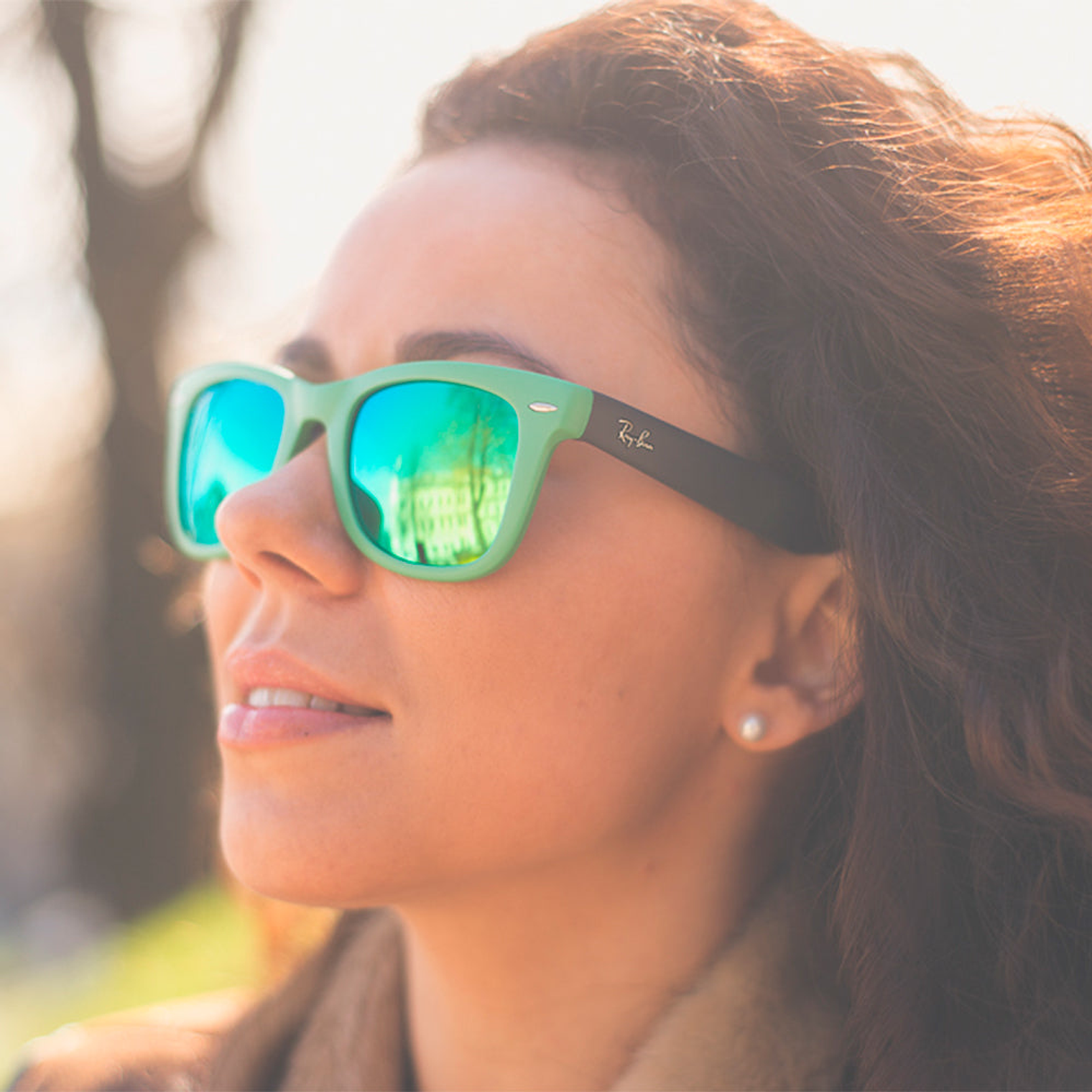 Lentes De Sol Ray Ban Wayfarer Fold RB4105 6021/19 Green 50mm 4