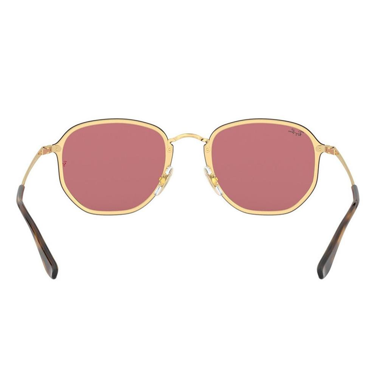 Lentes de Sol Ray Ban Blaze Hexagonal RB3579N 001/E4 Rosado Espejado 4