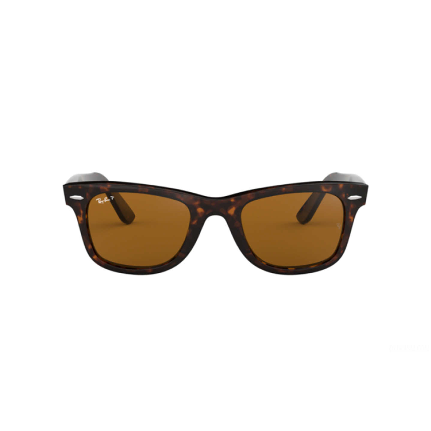 Lentes de Sol Ray Ban Polarizado Wayfarer RB2140 902/57 Color Habana Talla 50mm 3