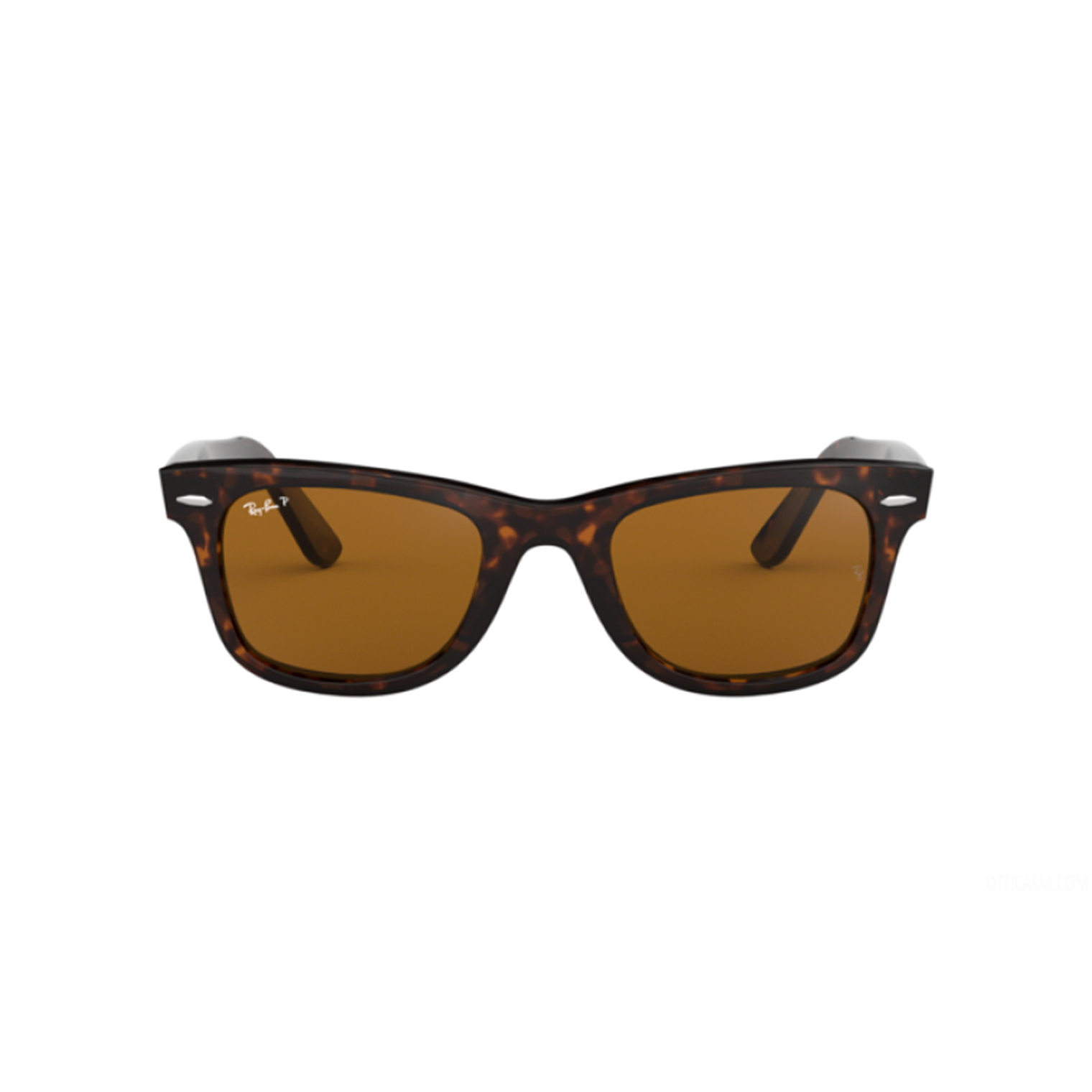 Lentes de Sol Ray Ban Wayfarer Polarizados RB2140 902/57 Color Habana Talla 50mm 3
