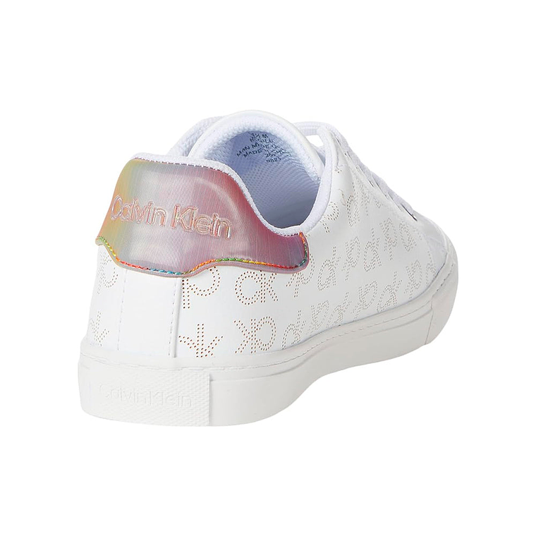 Zapatillas Urbanas Calvin Klein Modelo Gilli Color Blanco con Detalles Multicolor 5
