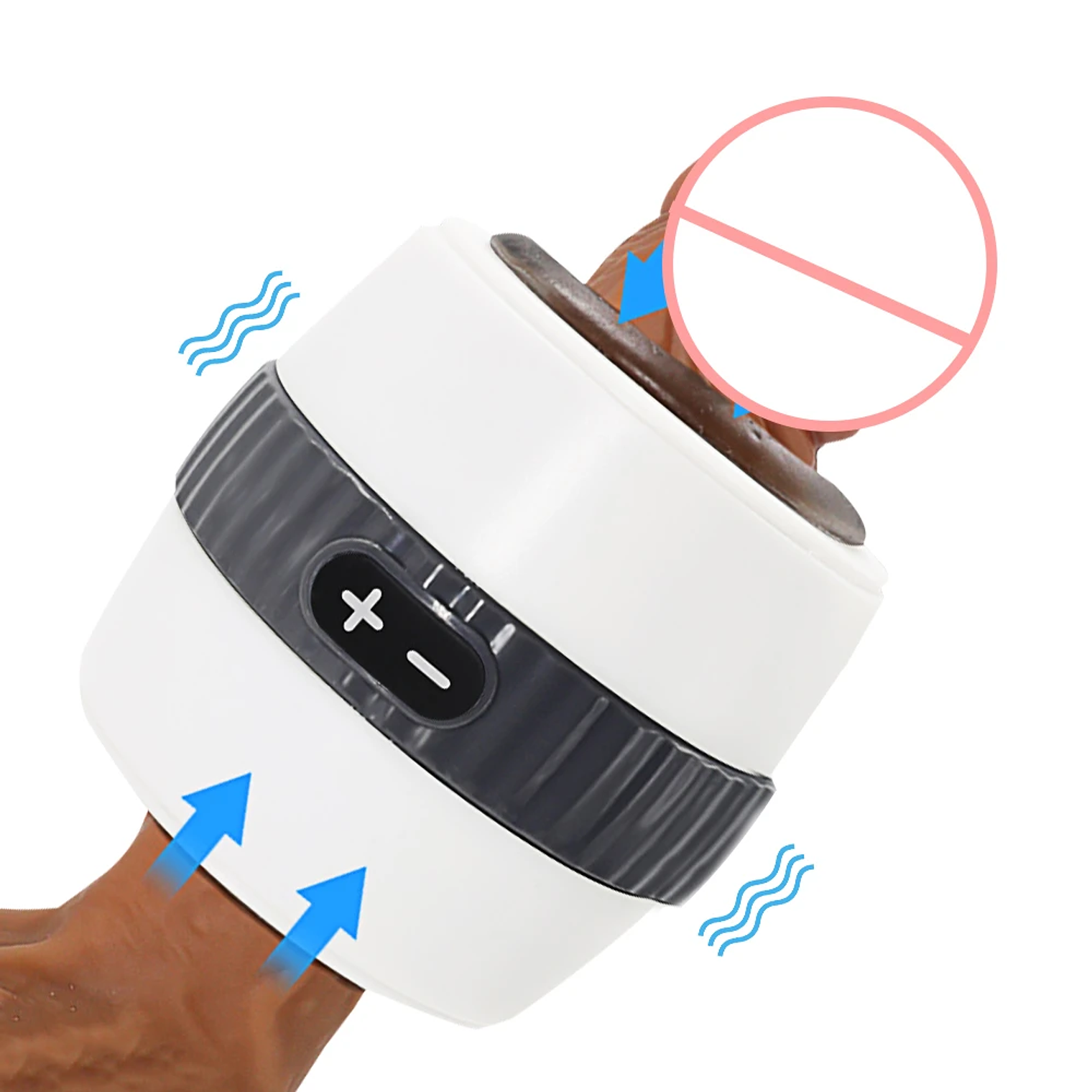 Masturbador Masculino con 10 modalidades de vibracion Tluda FJB01 En Silicona Medica 1