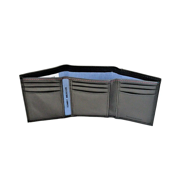 Billetera Tommy Hilfiger 31TL11X018 Original en Cuero Negro para Hombre 4