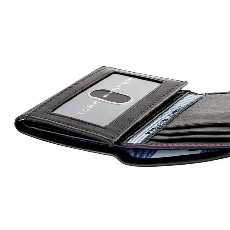 Billetera Tommy Hilfiger 31TL11X018 Original en Cuero Negro para Hombre 5