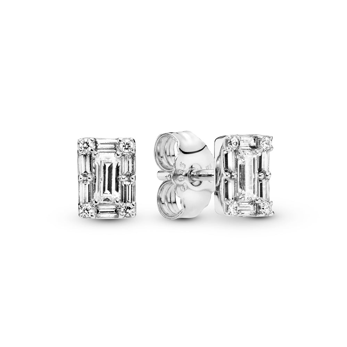 Aretes Pendientes Pandora Hielo Brillante con Circonitas 297567CZ Plata 925 1