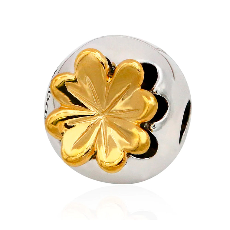 Clip Pandora Original para Mujer 768000CZ SHINING clover Plata s925 2