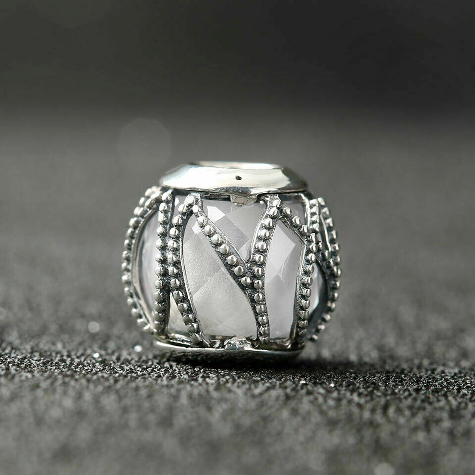 Charm Dije Pandora Original para Mujer 791968CZ Resplandor Entrelazado Plata s925 2