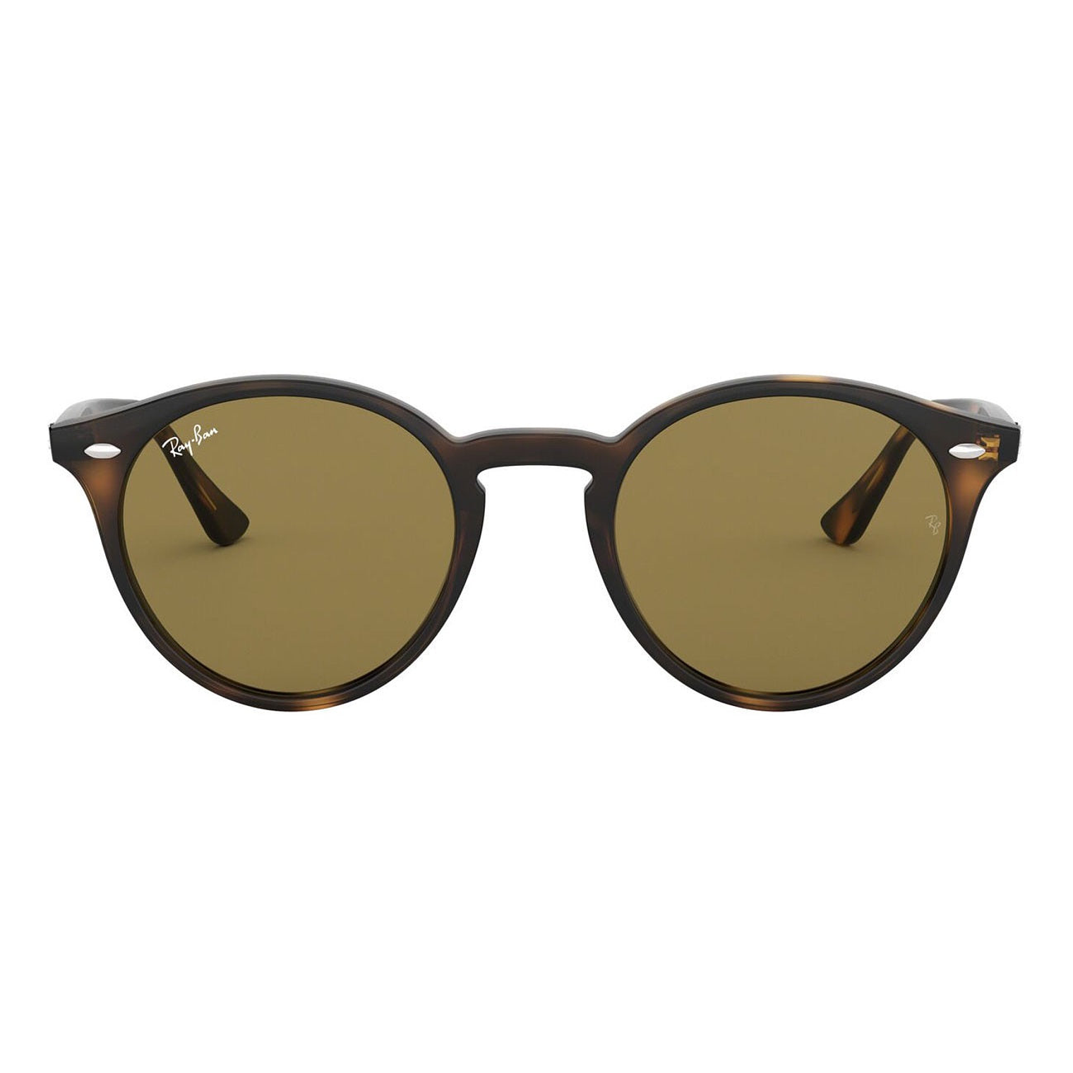 Lentes de Sol Ray Ban Highstreet Round RB2180 710/73 Color Marrón Talla 51mm 3