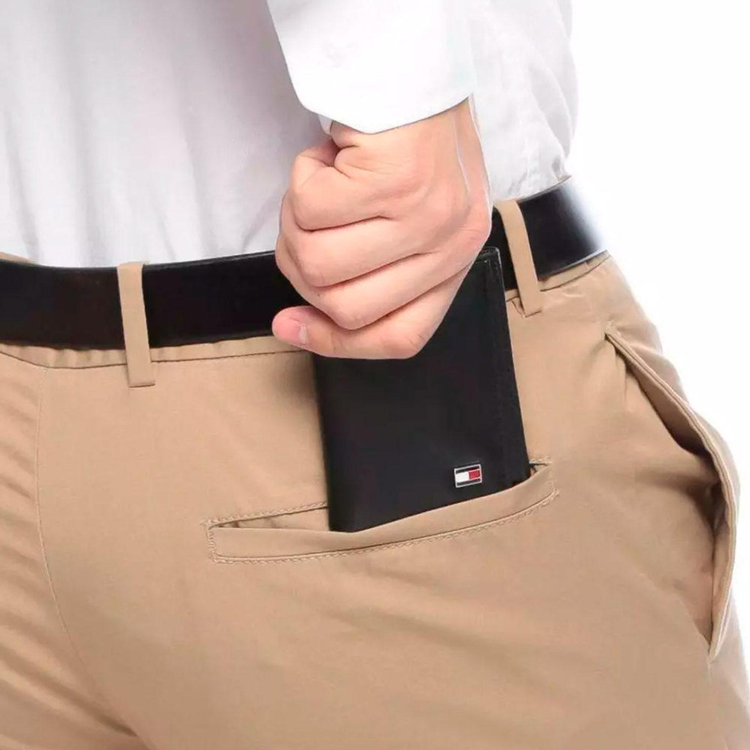 Billetera Tommy Hilfiger 31TL11X018 Original en Cuero Negro para Hombre 6