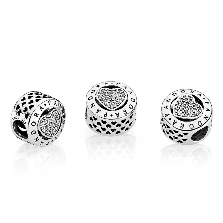 Charm Dije Pandora Original para Mujer 796218CZ Firma de Corazon Plata 925 2