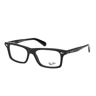 Montura de Lentes de Medida Oftalmica Ray Ban RX5301 2000 Color Negro Talla 53mm