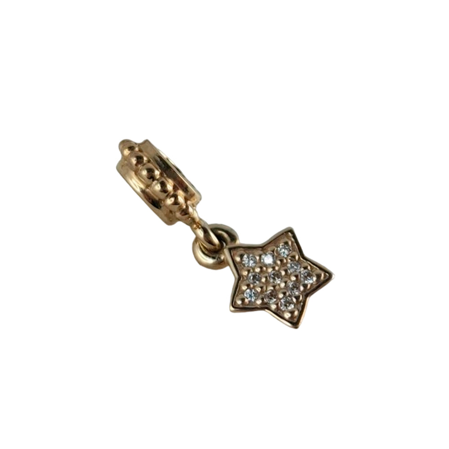 Charm Colgante Pandora Original para Mujer 750808D Estrella Dorada s925 2