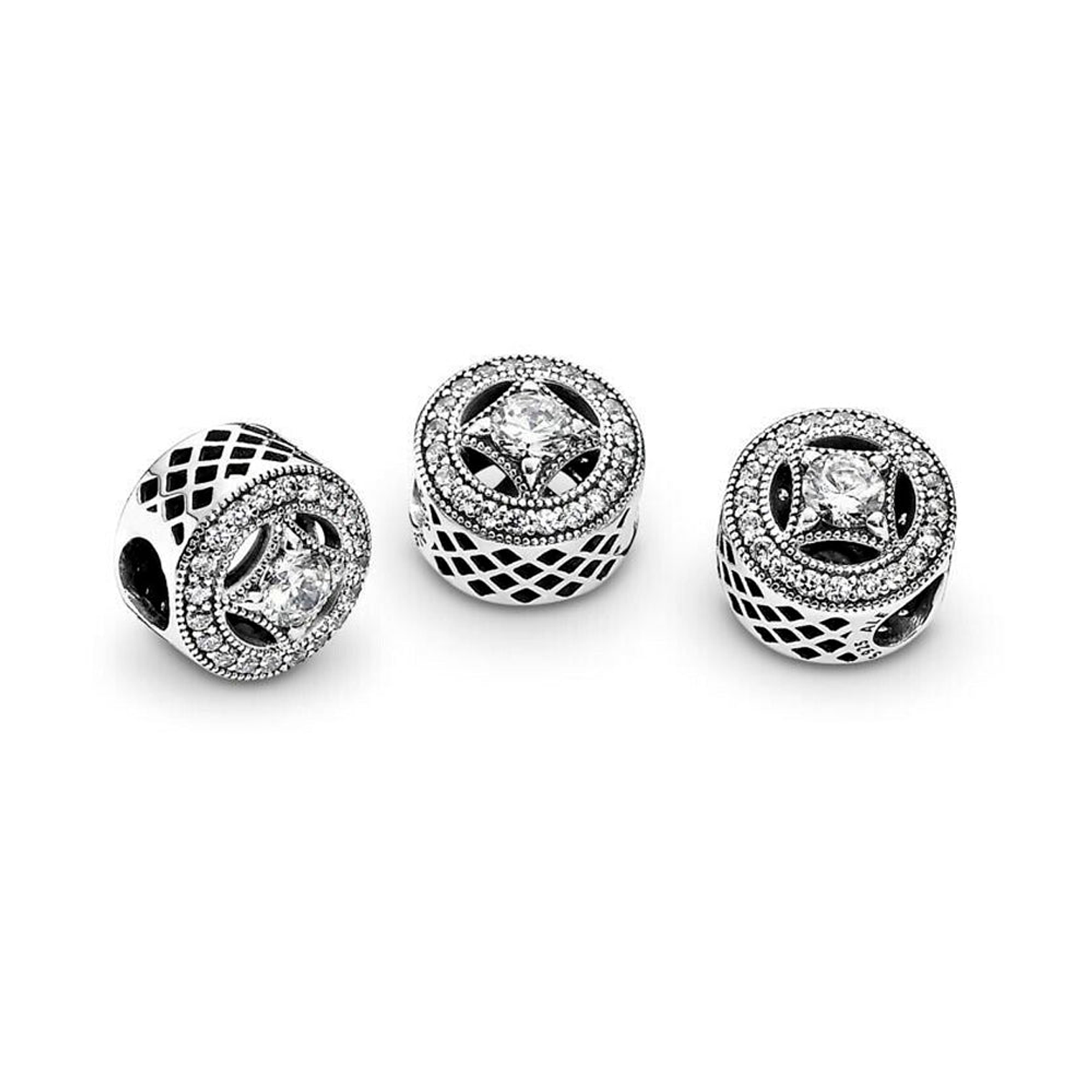 Charm Dije Pandora Original para Mujer 791970CZ Encanto de la Vendimia Plata s925 2