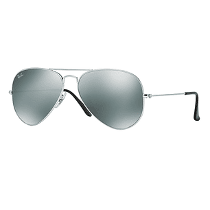 Lentes de Sol Ray Ban Aviador RB3025 W3277 Unisex Gris Espejado 58mm