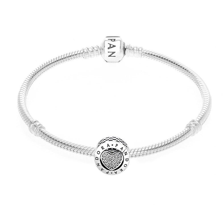 Charm Dije Pandora Original para Mujer 796218CZ Firma de Corazon Plata 925 4