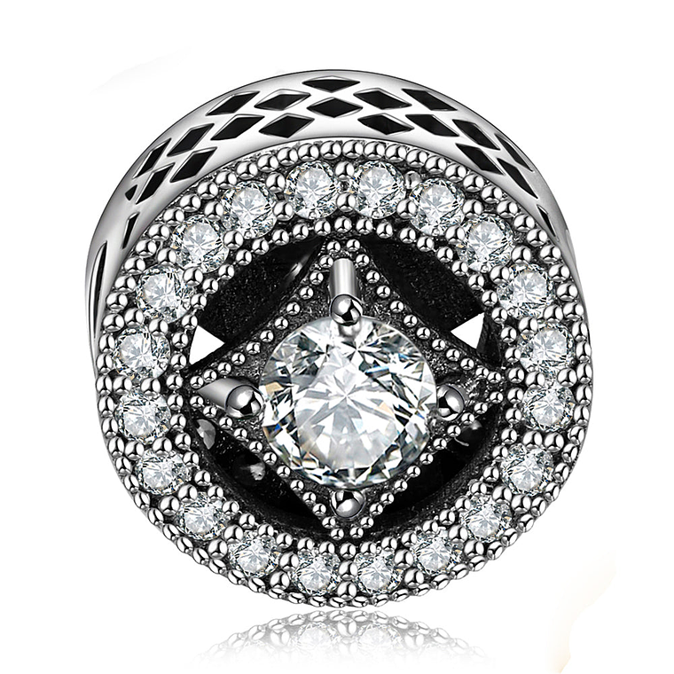 Charm Dije Pandora Original para Mujer 791970CZ Encanto de la Vendimia Plata s925 3