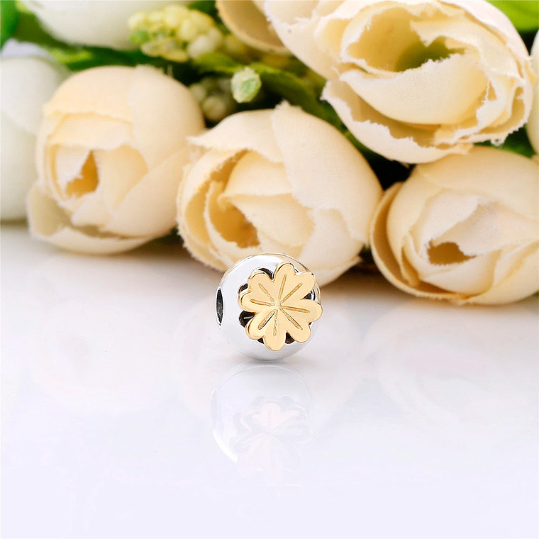 Clip Pandora Original para Mujer 768000CZ SHINING clover Plata s925 5