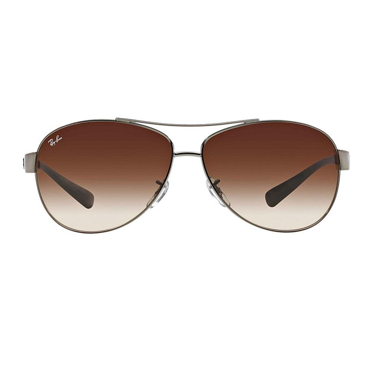 Lentes de Sol Ray Ban Aviador Lifestyle RB3386 004/13 Color Marron Degrade Talla 63mm 3