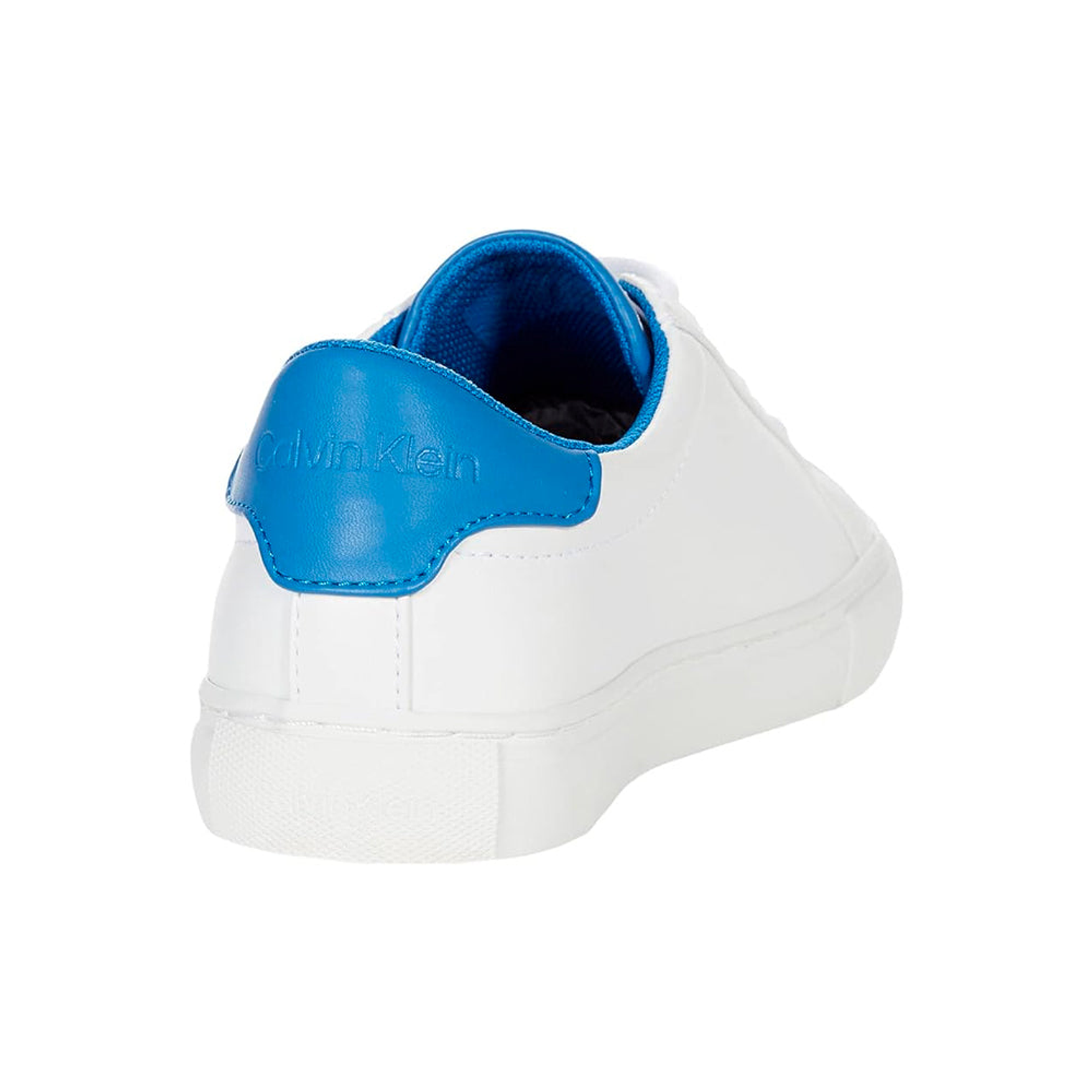 Zapatillas Urbanas Calvin Klein Modelo Cashe Color Blanco con Detalles de Azul 4