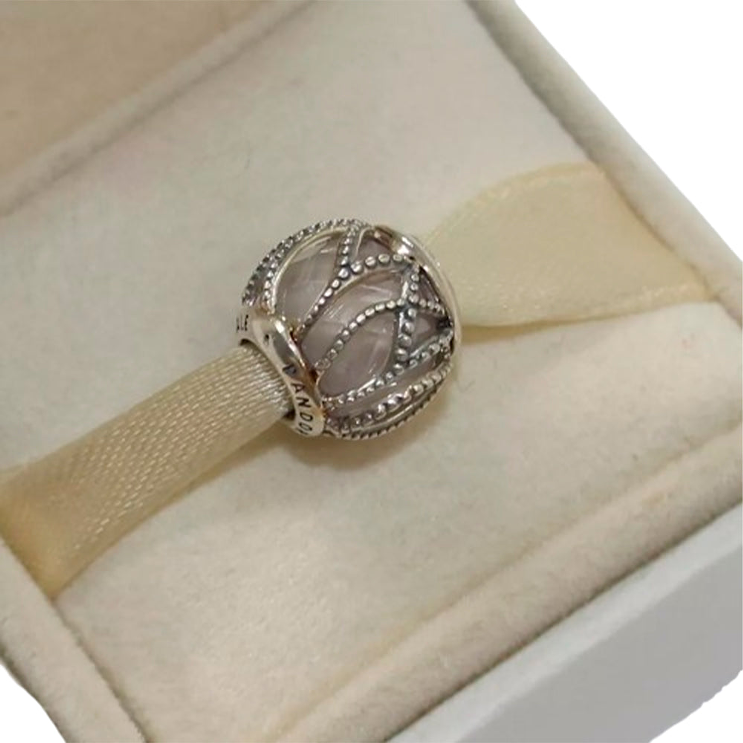 Charm Dije Pandora Original para Mujer 791968CZ Resplandor Entrelazado Plata s925 5