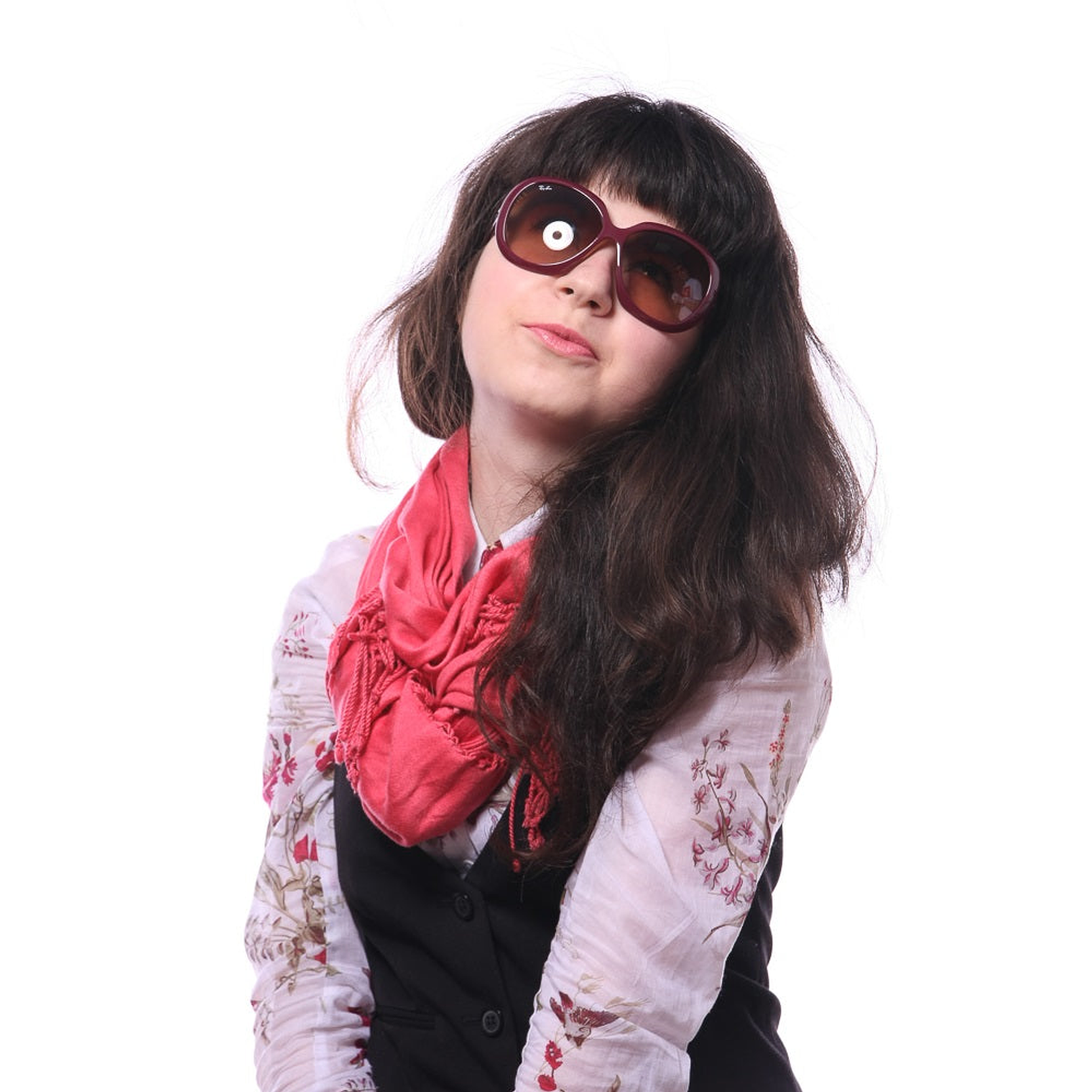 Lentes de Sol Ray Ban Jackie Ohh II RB4098 6010/13 Color Rojo Talla 60mm 5