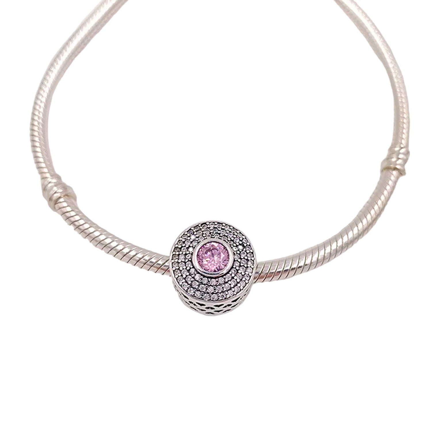 Charm Dije Pandora Original para Mujer 791763NBP Luz Morada Plata s925 5