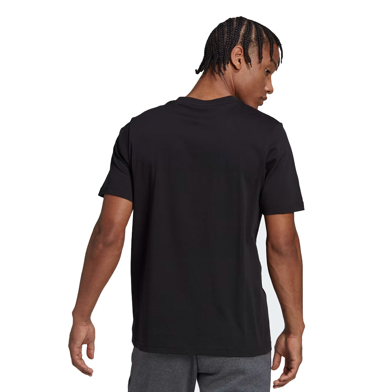 Polo Adidas Original HL6934 Estilo Camuflaje Essentials Color Negro Para Hombre Talla L 2