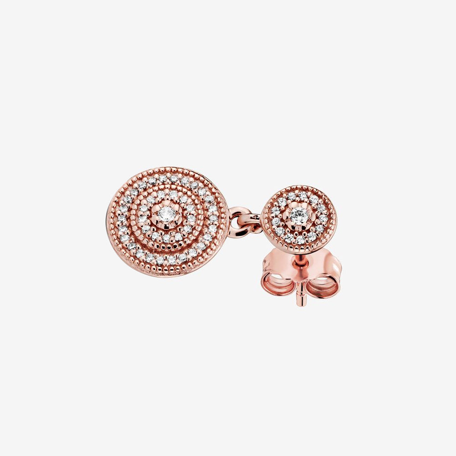 Aretes Pendientes Pandora Rose Elegancia Radiante con Circonitas 280688CZ Plata 925 4