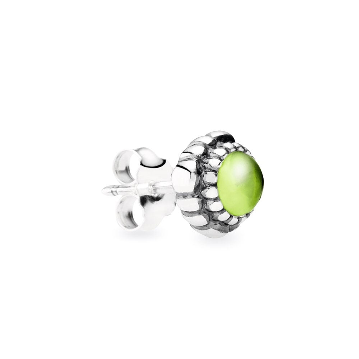 Aretes Pendientes Pandora Cumpleaños Agosto - Peridoto 290543PE Plata 925 3